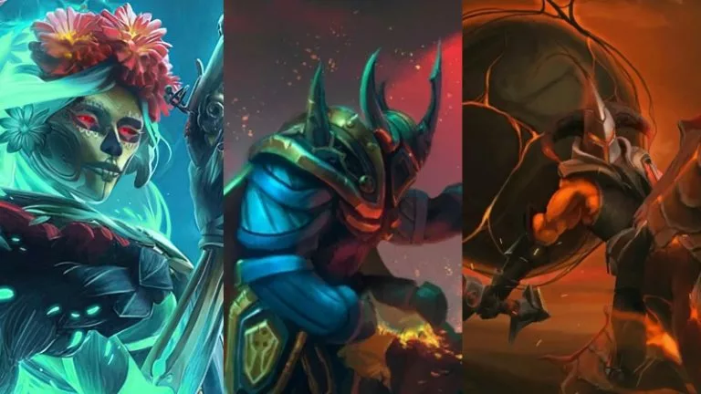 Muerta, Sven and Chaos Knight.Credits: Valve