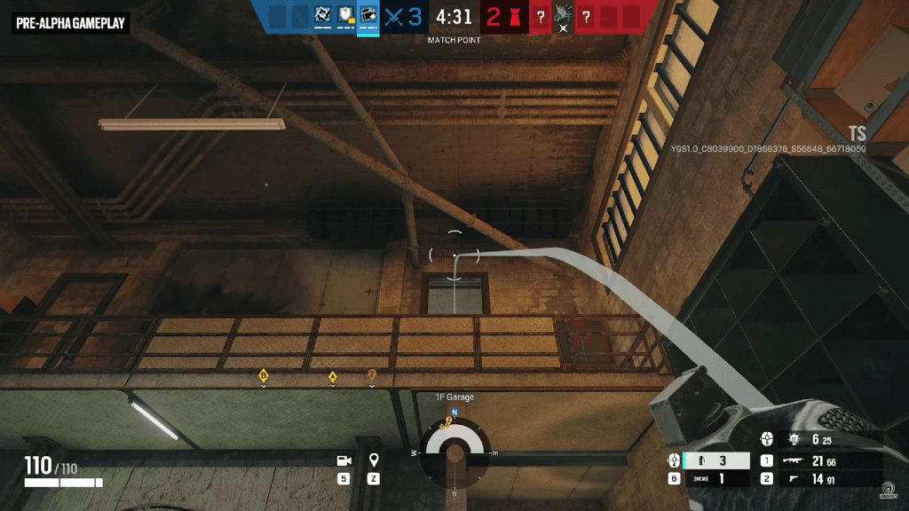 New visible throwable trajectory