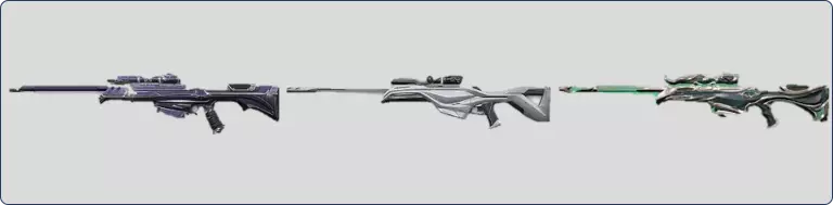 Strafe's selection of Operator iconic skins