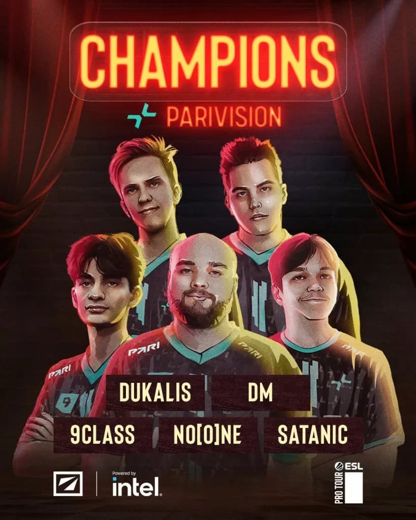 PARIVISION Achieves Third-Highest Glicko Rating Ever at DreamLeague 26