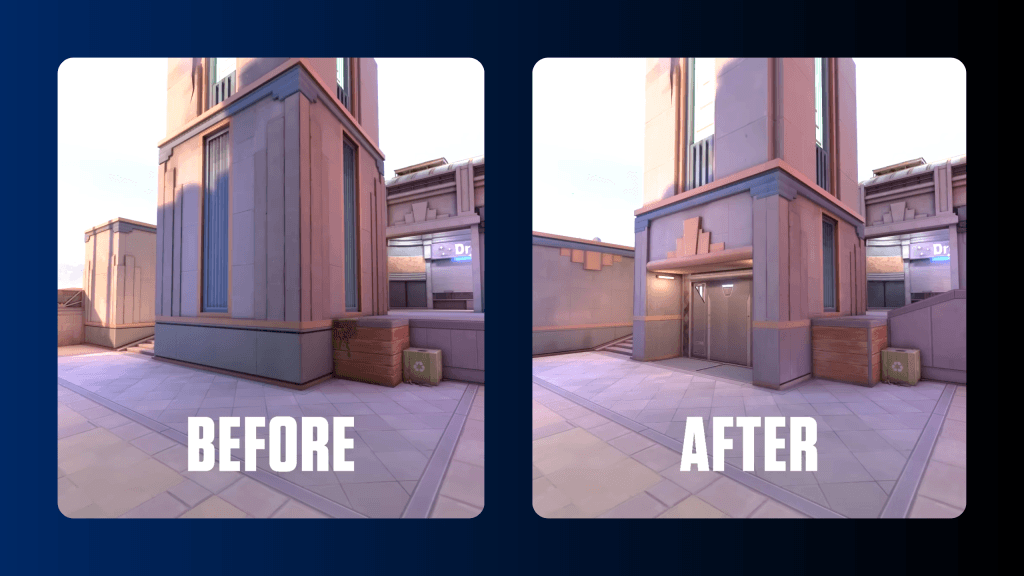 Patch 9.08 Sunset B Pillar Before and After