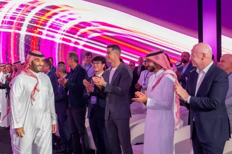 Saudi Arabia Esports with Christiano Ronaldo.
