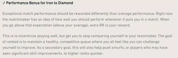Performance bonus first mentions by Riot (credits: Riot)