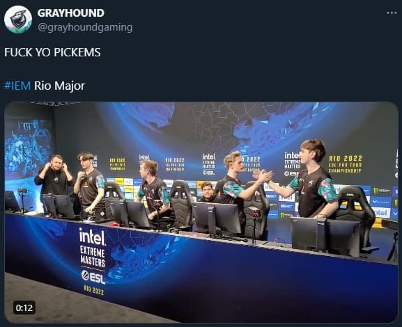 Grayhound, picked as 0-3 by most IEM Rio Major Pickers, surprised everyone with a win already in round 1