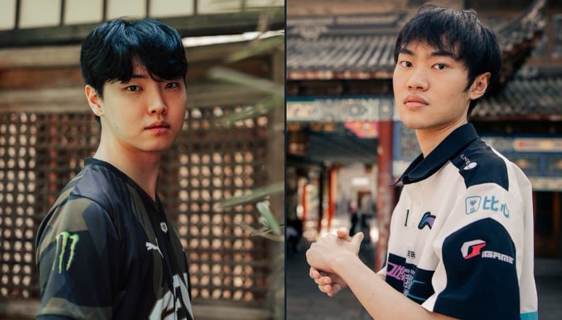Chovy x Knight: a highly-anticipated battle that ended up with GenG's midlaner on top (credits: LoL Esports)