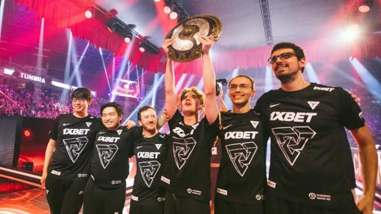 Tundra Esports Ti11 Champions.