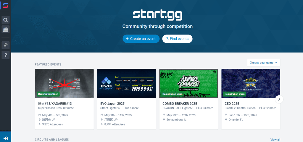 Monthly Cash Cups will run inside Start.GG so start getting used to the platform (credits: Start.gg)