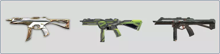 Strafe selections' of Stinger iconic skins