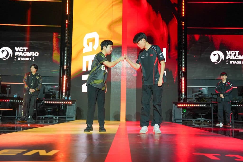 T1 beat Gen.G to claim their VCT Masters Shanghai Spot during VCT Pacific Playoffs