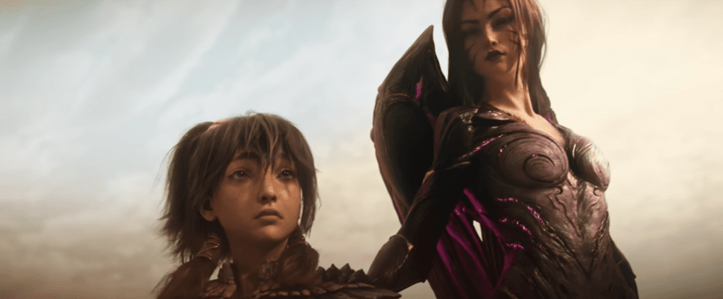 Taliyah and Kai'Sa in The Call cinematic