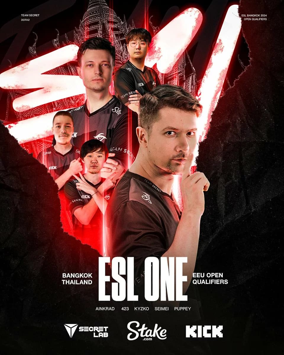 Team Secret Unveils New Dota 2 Roster