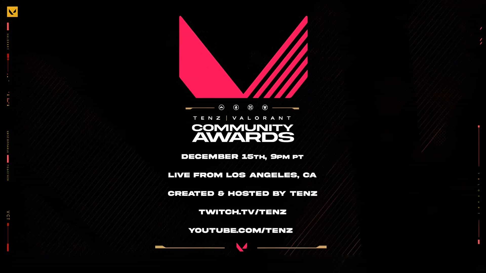 TenZ announces 2025 VALORANT Community Awards