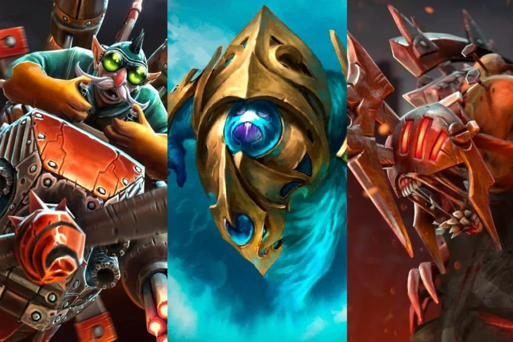 Gyrocopter, Morphling, Lifestealer Dota 2