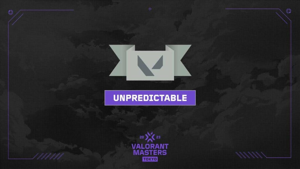 "Unpredictable" Title given for watching VCT Masters Tokyo