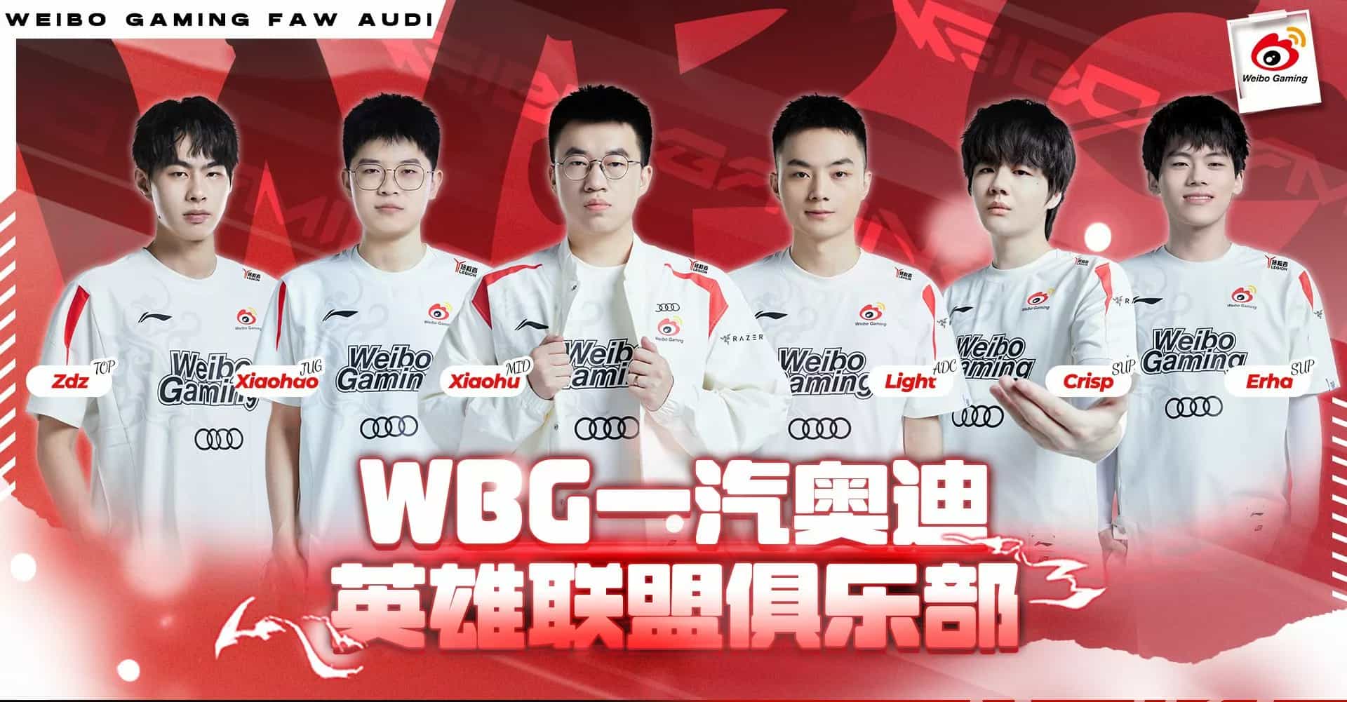 WBG Bids Farewell to Weiwei, Welcomes Xiaohao and Zdz