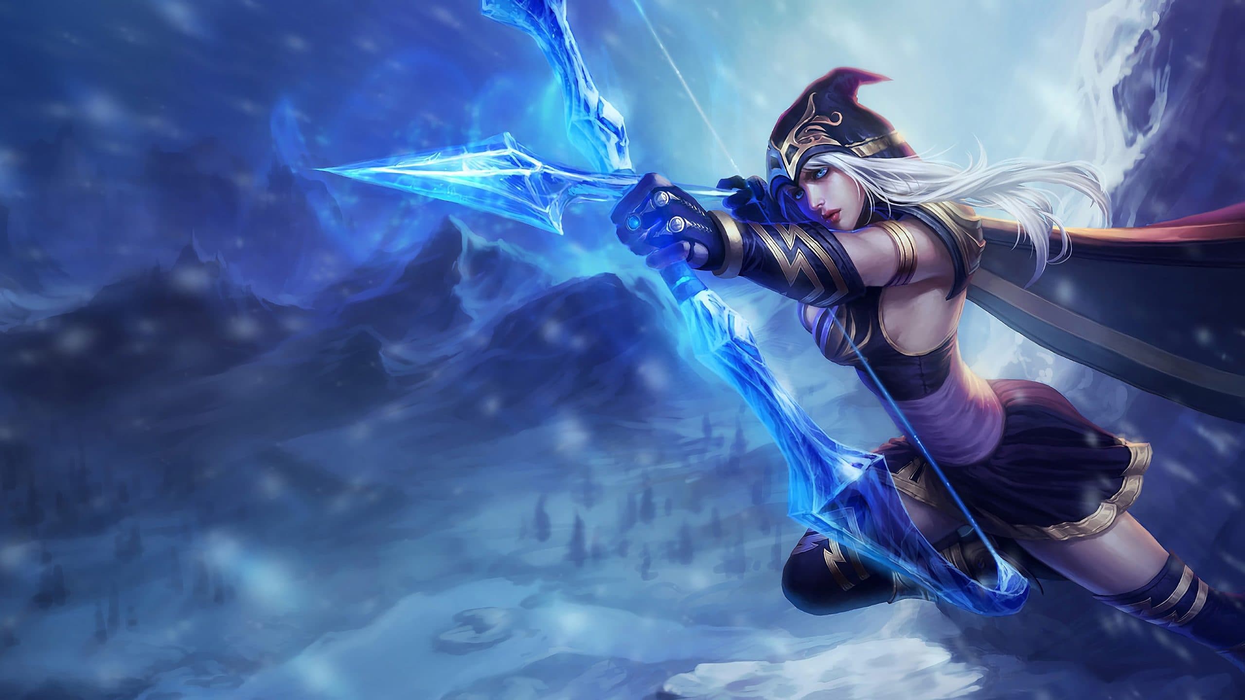 League of Legends Ashe champion splash art