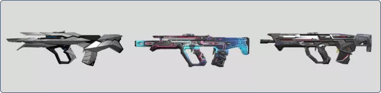 Strafe selections' of Bulldog iconic skins