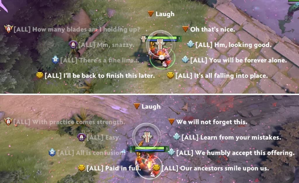 Juggernaut Chat wheel line.