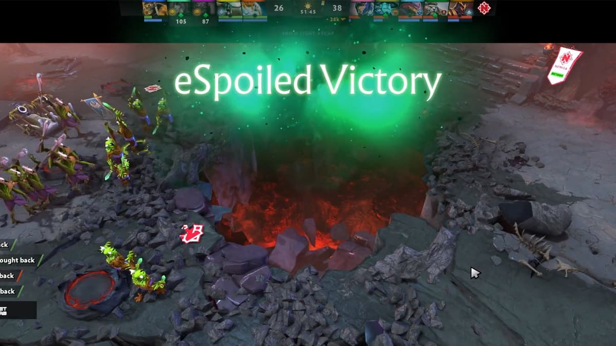 eSpoiled won but also lost their first map on TI 2025.