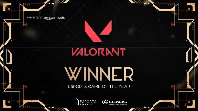 Esports Awards - Vote for VALORANT! Finalist of the Esports Game