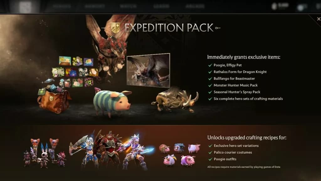 The Expedition Pack is Valve's way of getting paid for the work they put on this event.