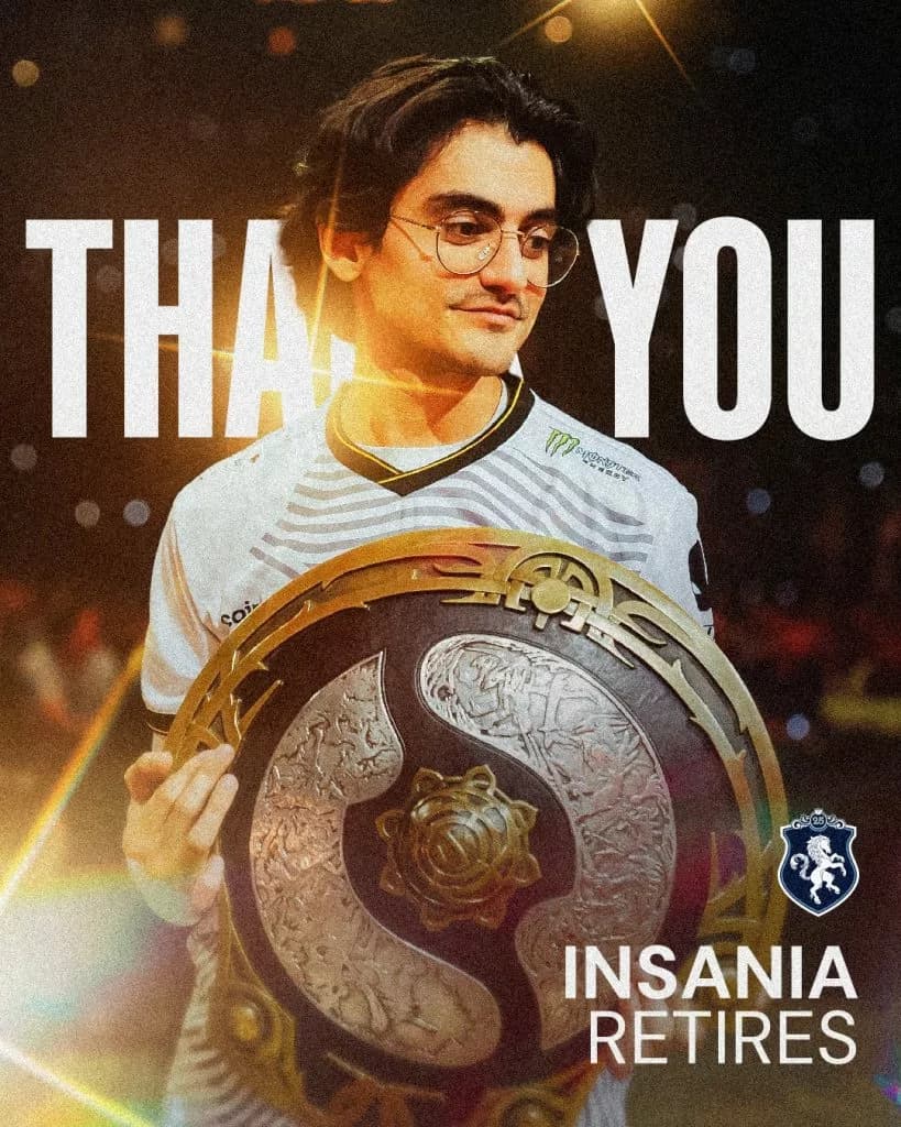 Insania retires after failing to lift the Aegis once again in 2025.