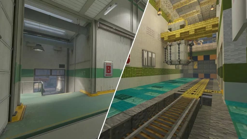 Minecraft Builder Recreates CS2's Train and Sees it Ported Back to Counter-Strike