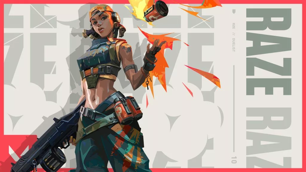 Raze Valorant duelist