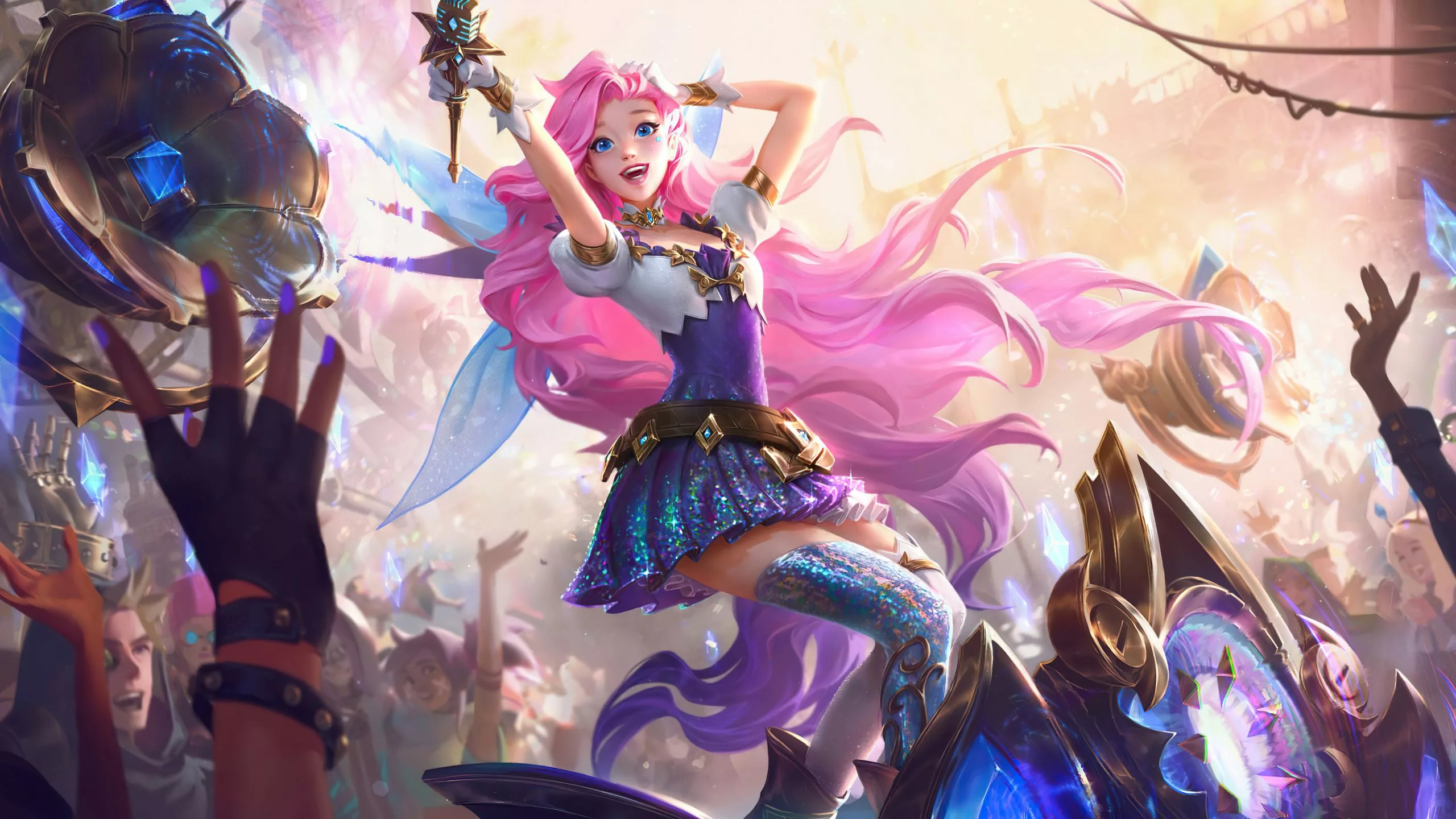 League of Legends Seraphine champion splash art