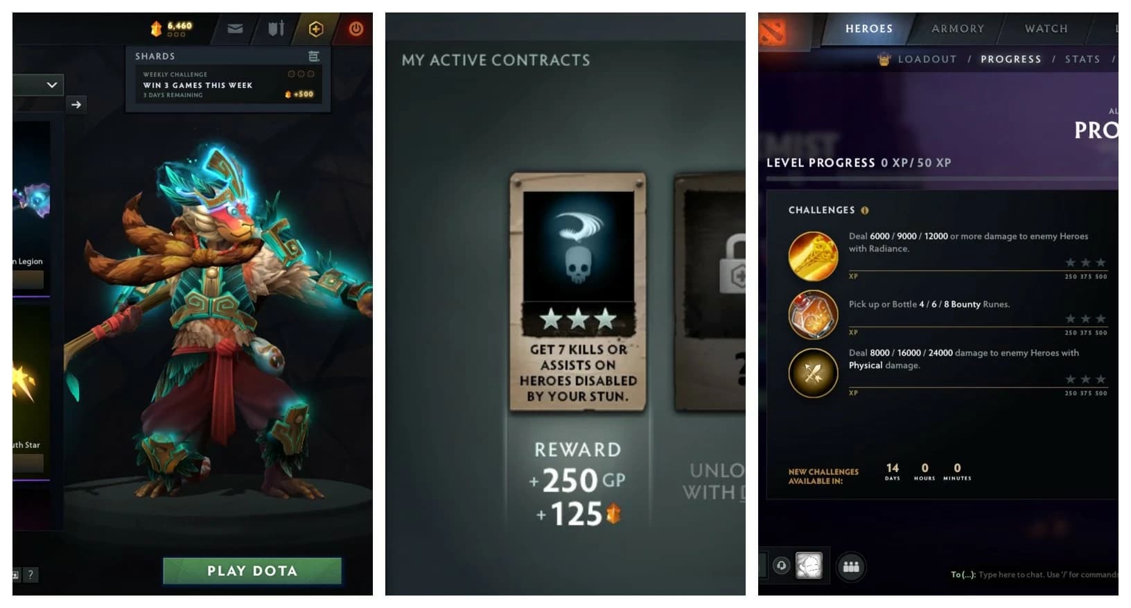 Dota Plus Subscribers get some extra perks out of shard mechanics.