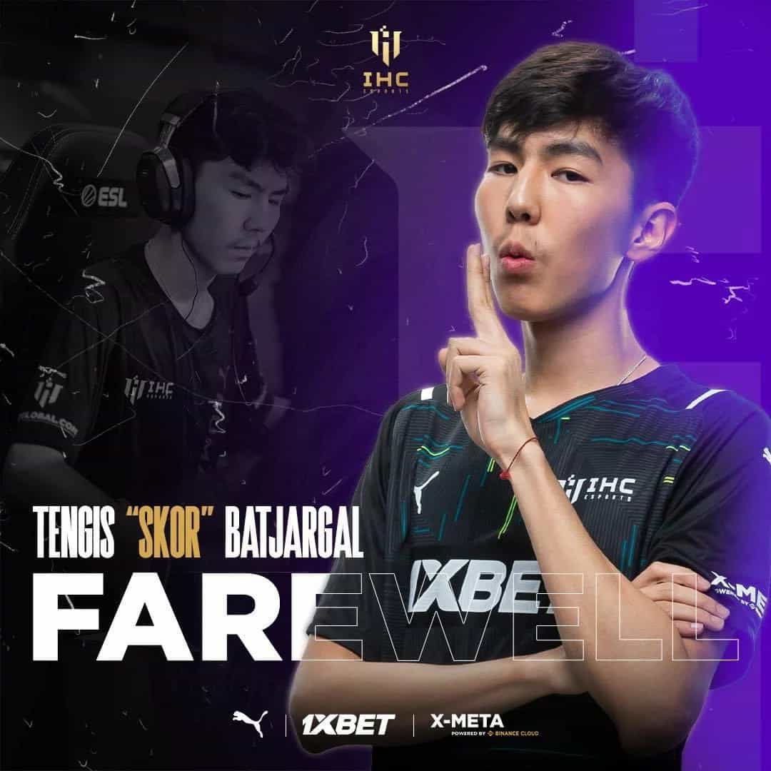 sk0r departs from IHC days before Paris Major Asia-Pacific RMR