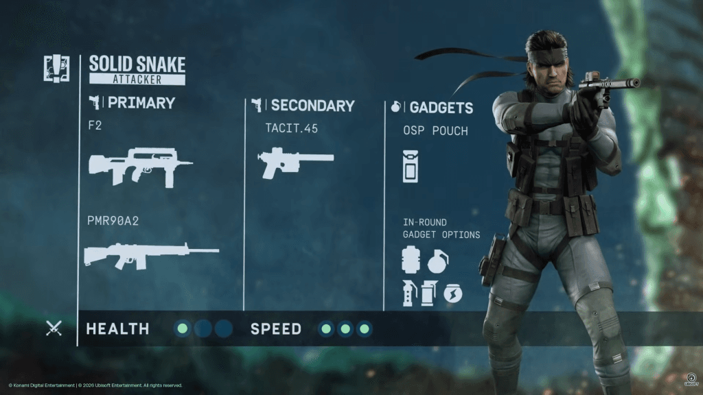 Solid Snake Loadout