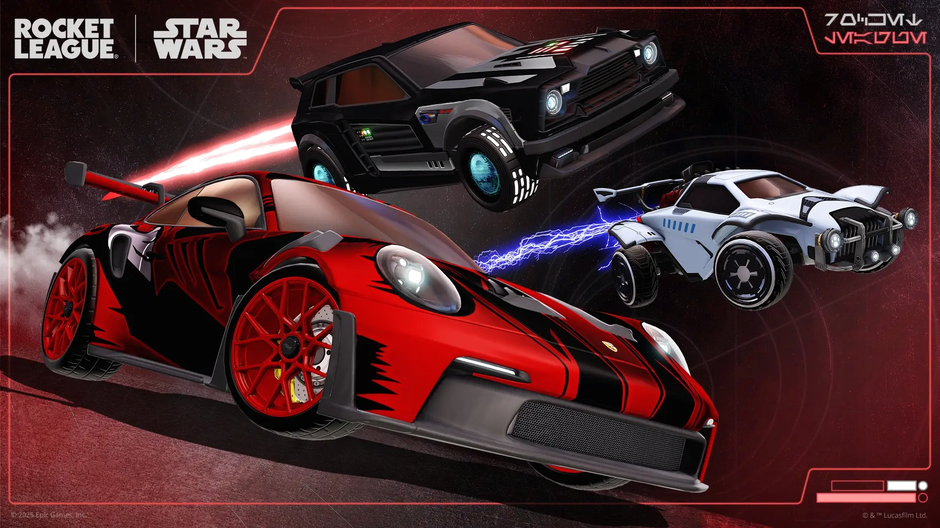 The Porsche 911 GT3 RS Joins Forces with Star Wars in Rocket League