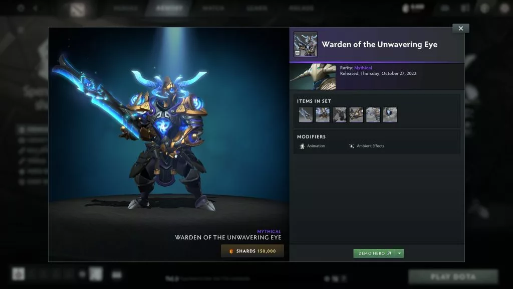 The Shard Shop is full of exclusive items for the most dedicated players.