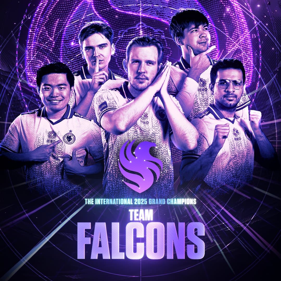 Team Falcons are The International 2025 Champions.