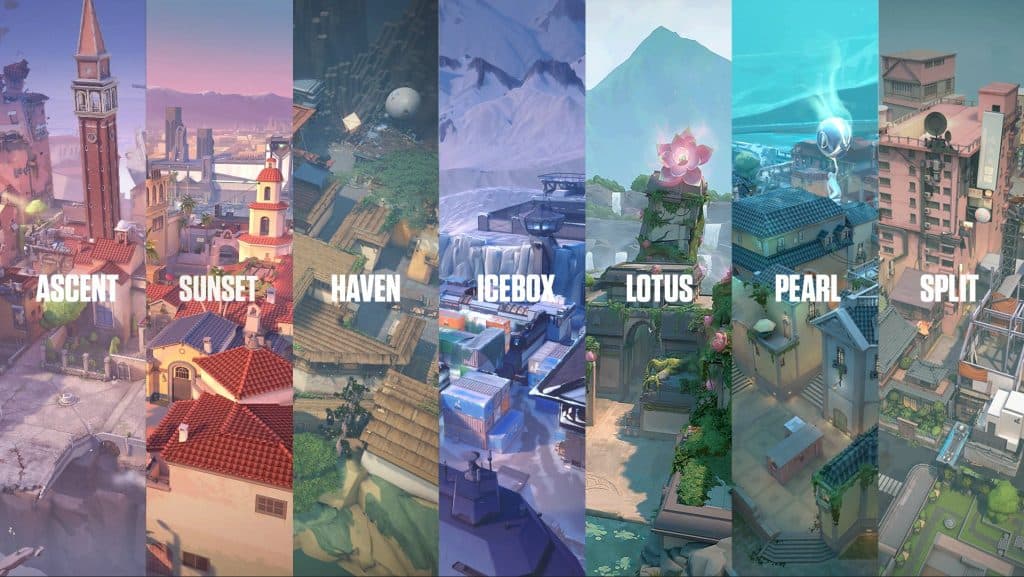 VALORANT Patch 10.08 Map Pool