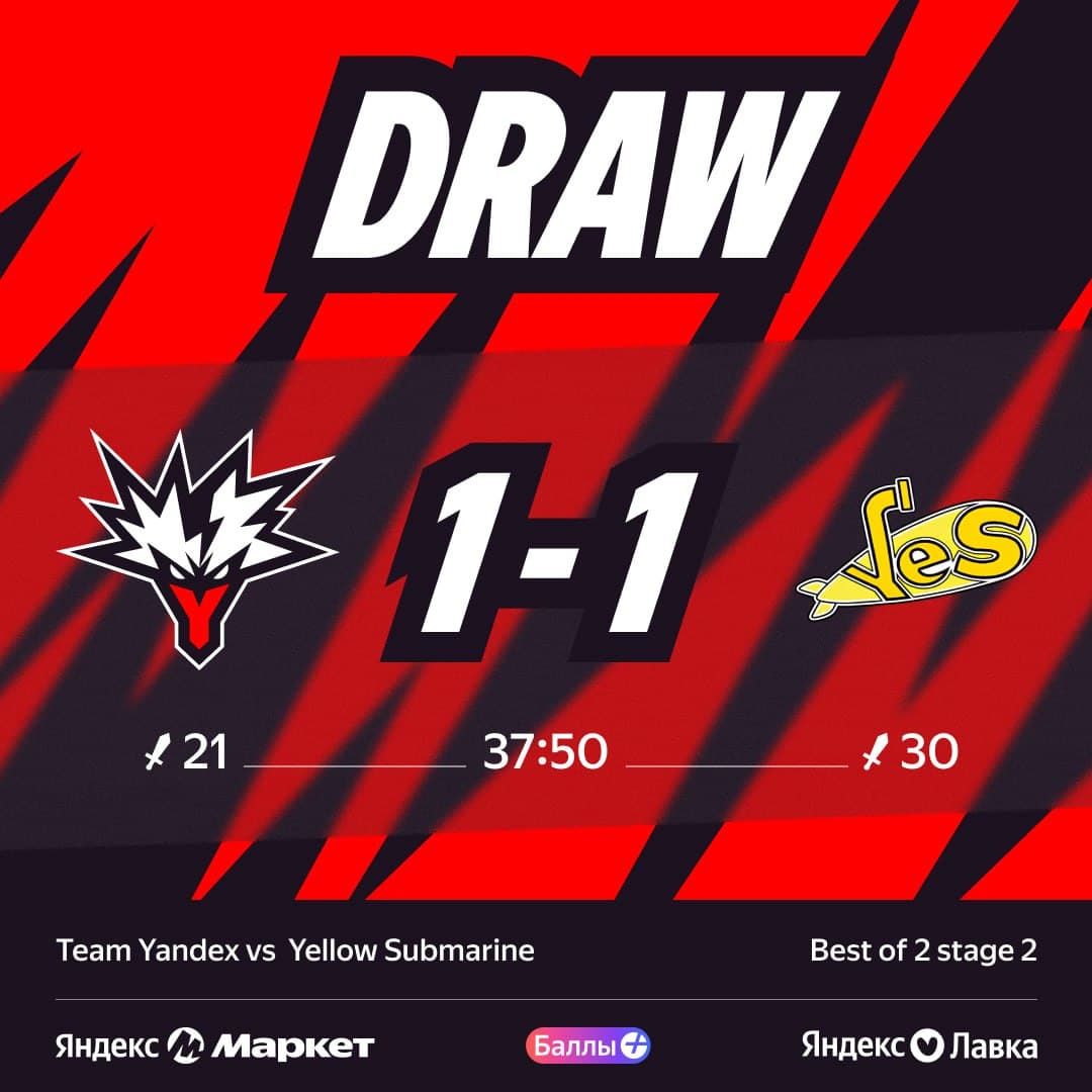 Team Yandex seems to be on shaky ground on the FISSURE Universe Episode 7.