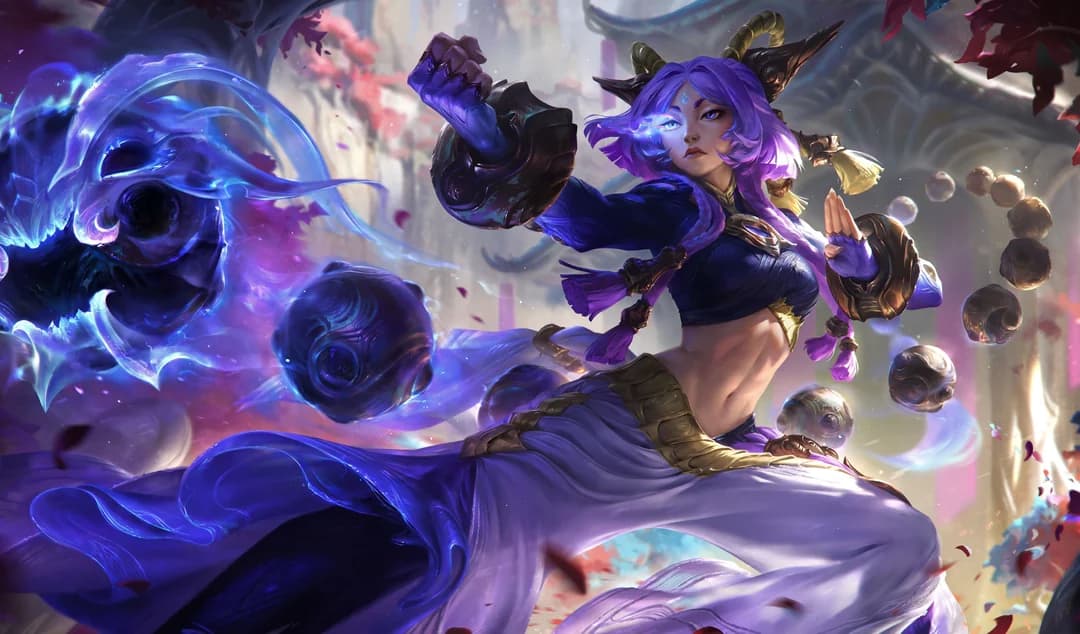 Yunara splash art league of legends
