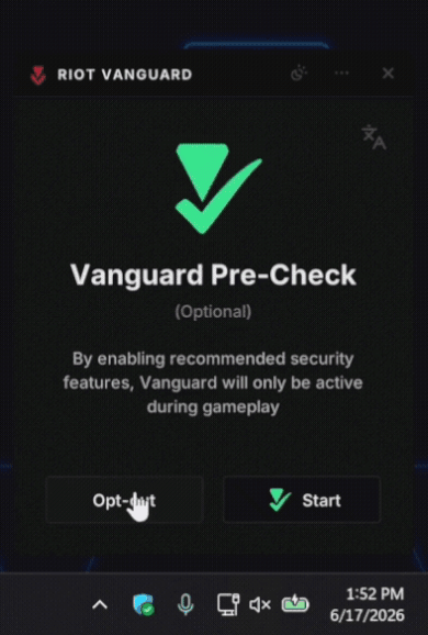 Vanguard Riot Notification Riot Games' Vanguard Anti-Cheat Now Launches On-Demand: How to Enable It