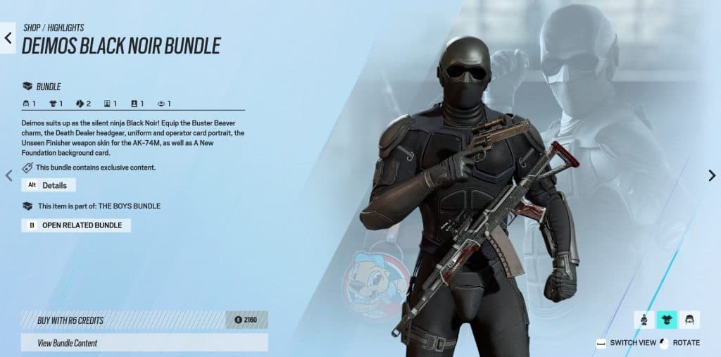 The Boys Invade Rainbow Six Siege: Homelander and Black Noir Bundles ...