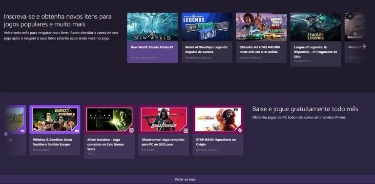 Prime gaming 2021