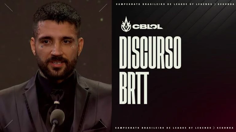 Video: Discurso de brTT | Prêmio CBLOL 2021