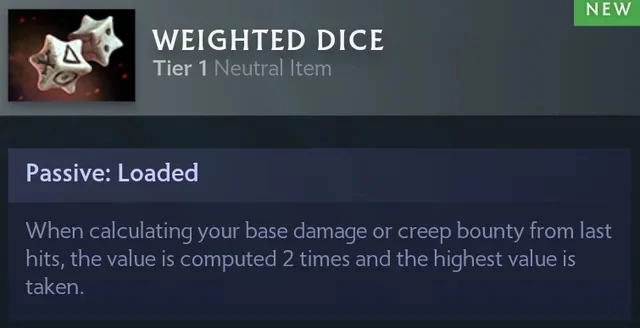 Let's Talk About Dota 2 Weighted Dice
