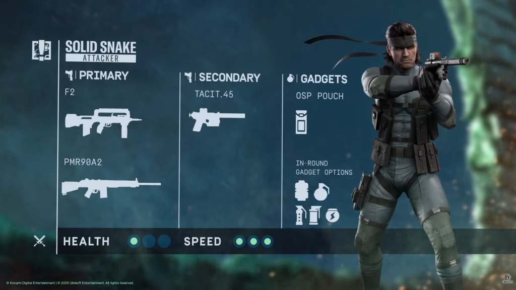 Solid Snake Loadout