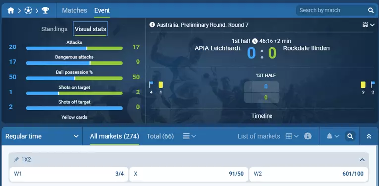 1xbet live betting