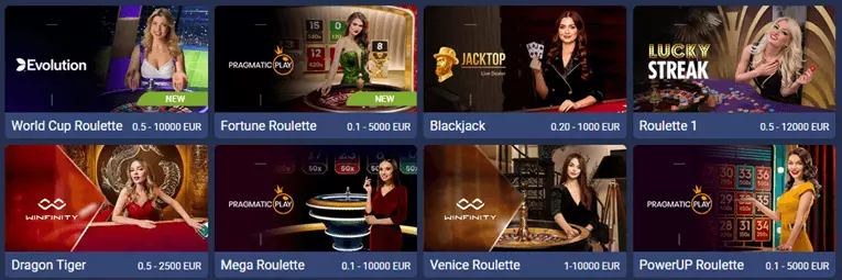 1xbet live casino