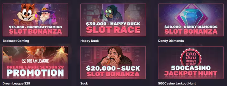 500 casino promos