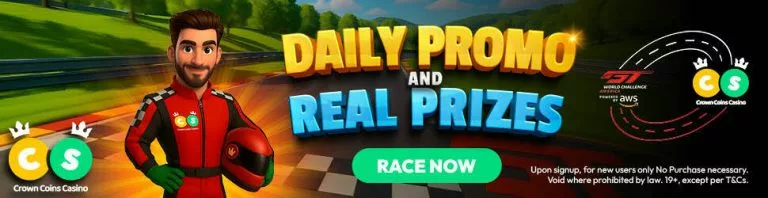 Crown Coins Casino Announced as Title Sponsor of GT World Challenge America