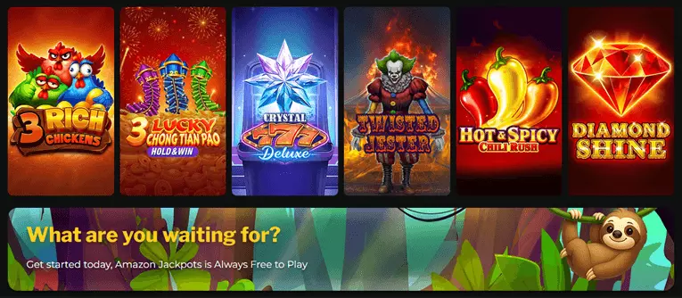 Amazon Jackpots games