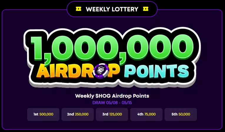 BetHog weekly lottery